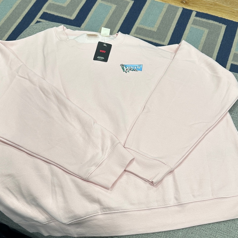 Levi's Light Pink Women's Crew Neck Sweater